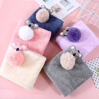 koala towels single gift box for kids creative cute crystal velvet soft absorbent gift beach bath towel