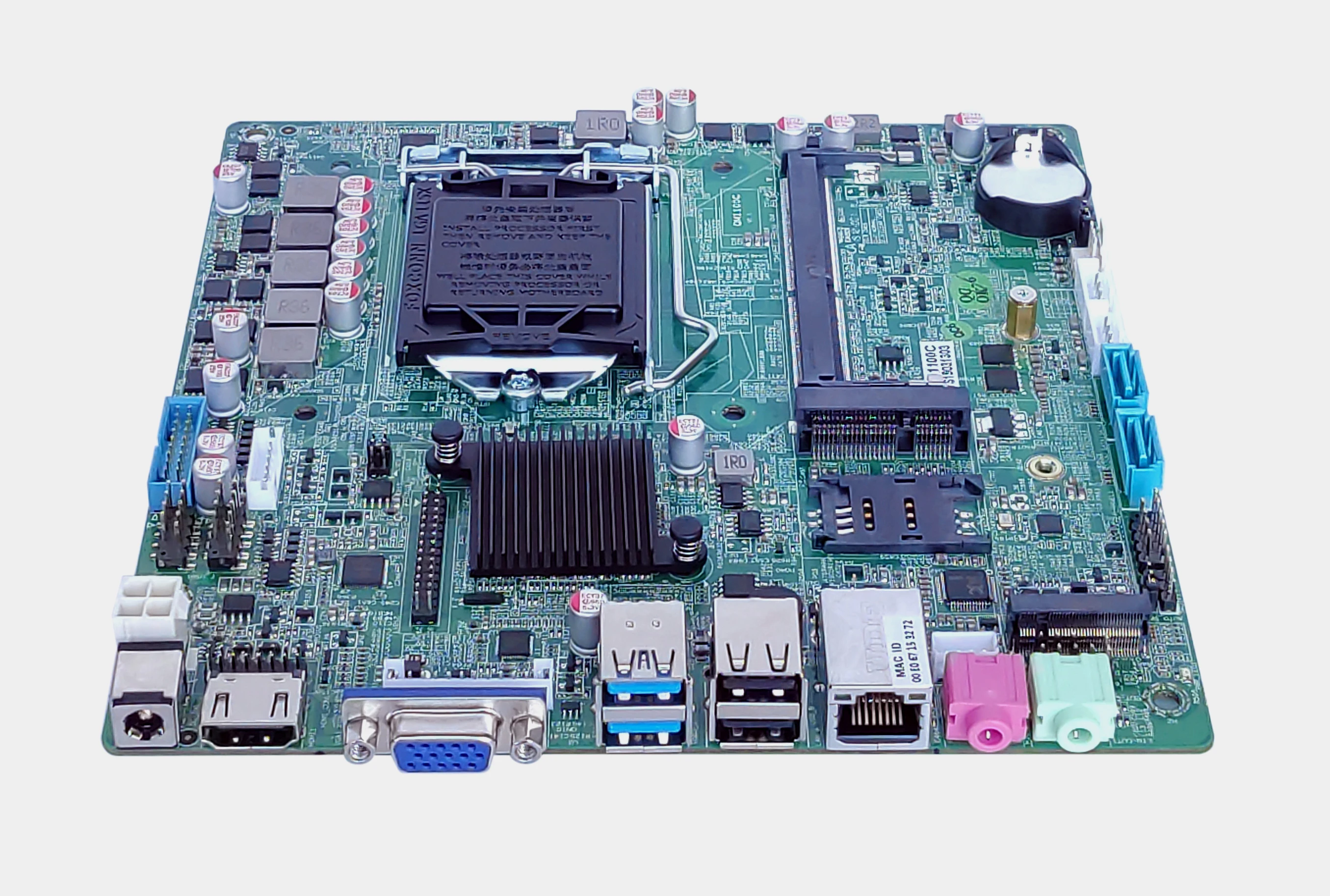 Фото Материнская плата ELSKY QM1100C с поддержкой платформ Skylake 6-го и Kabylake 7-го поколений, сокет 1151, процессоры I3 I5 I7 №5