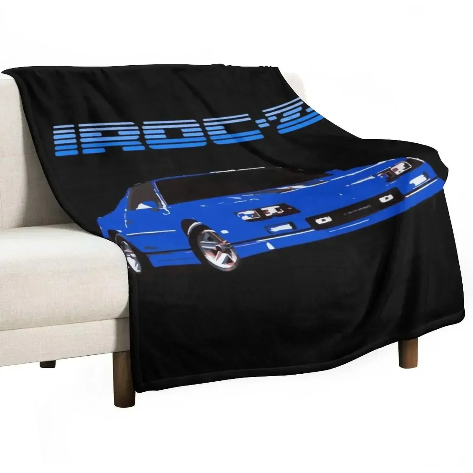 Одеяло Camaro Blue IROC-Z 1980-х годов летнее одеяло в клетку стиле аниме одеяла для диванов