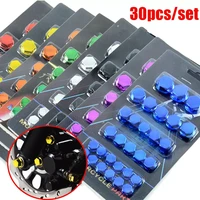 30pcs motorcycle modification screw caps covers for motor scooters electric car colored nut cover accessories 1 41 210 8cm