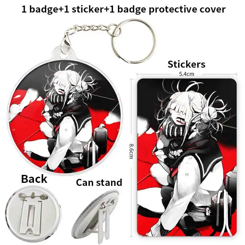 Toga Himiko Game Anime значок с характерным персонажем брошь якорь периферийные знаки