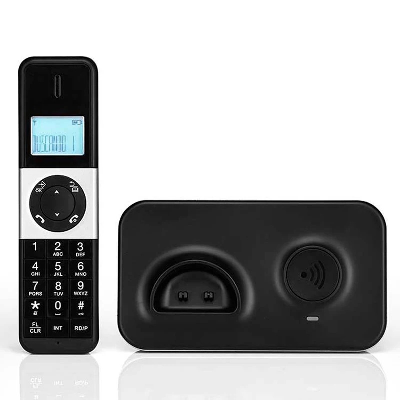 digital cordless telephone caller id hands free calling fixed phone home landline phone intercom and 16 languages home office free global shipping