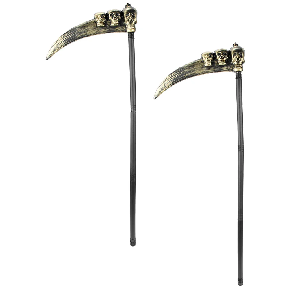 

2 Pcs Halloween Decor Toy Stage Performance Cosplay Plastic Simulated Prop