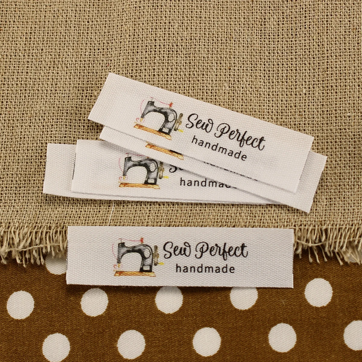 

20 pieces of cotton sewing labels, cotton woven clothing labels, suitable for handicrafts, folding sewing, Sewing accessori
