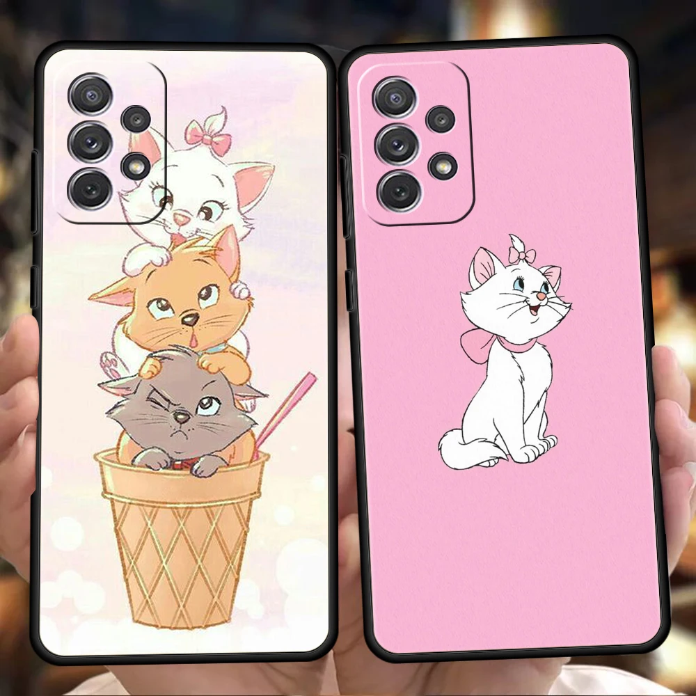 

Телефонный чехол BANDAI аристокоты для Samsung Galaxy A51 A71 A32 A52 M31 M21 M22 5G 2021 Note 10 20 A11 A21S A31 A41, мягкий чехол