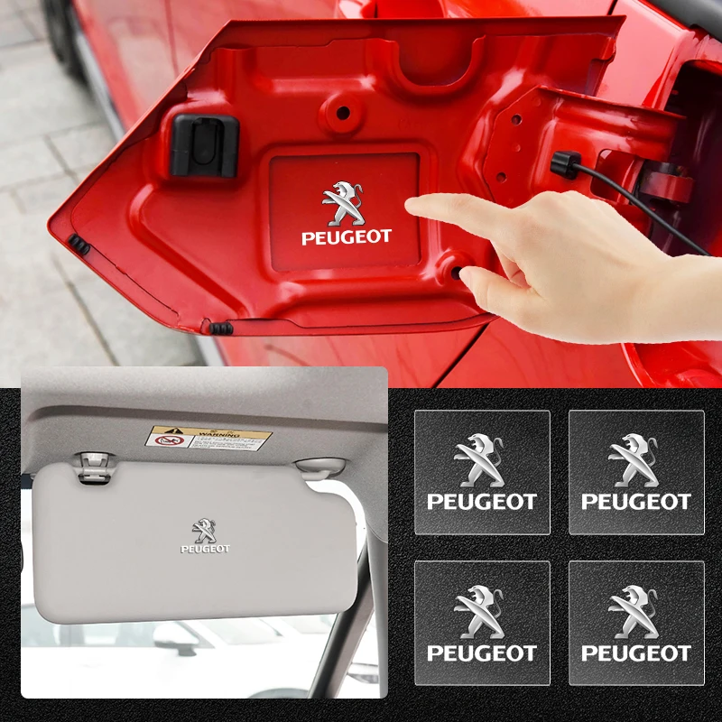 Creative stickers emblem Auto Decor Decals Car Window Wiper Stickers for Peugeot LEXUS Dacia Cadillac Land Rover Toyota Hyundai