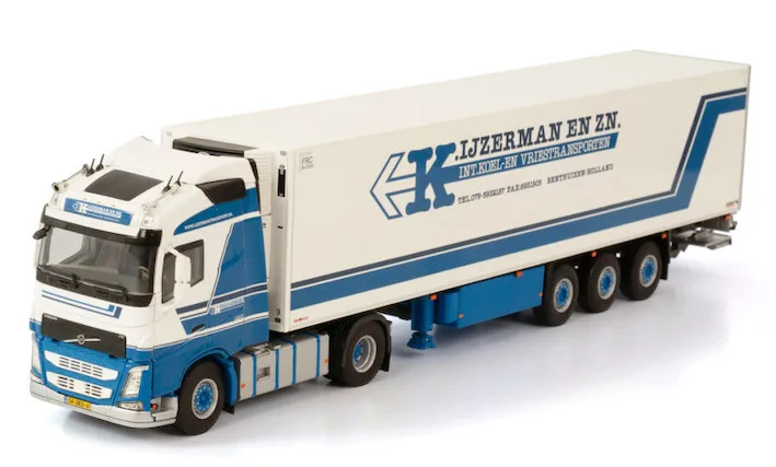 

Alloy Model Gift WSI 1:50 Scale VO LVO FH4 4X2 Refrigerated,Cold Chain Container Delivery Truck Diecast Toy Model 01-3594