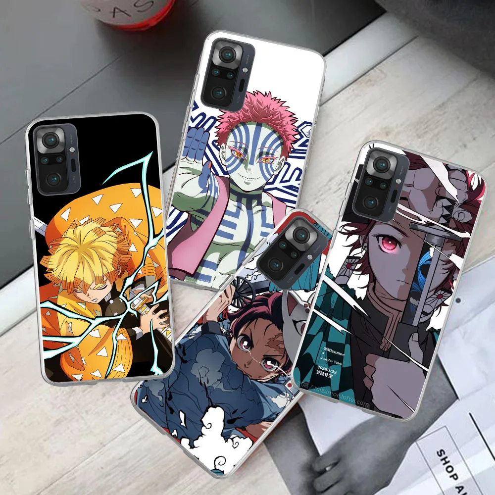 HZ-20 Demon Slayer Soft чехол для Tecno Pova 2 3 4 Neo Camon 15 16 17 17P 18 18T 18P 18i 19 Premier Pro