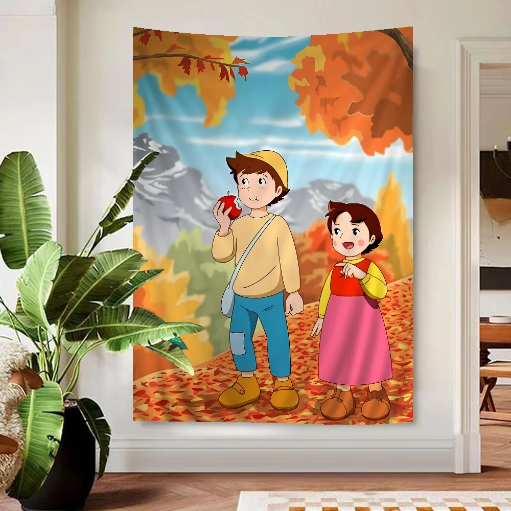 Cute Heidi Chart Tapestry Art Science Fiction Room Home Decor Cheap Hippie Wall Hanging