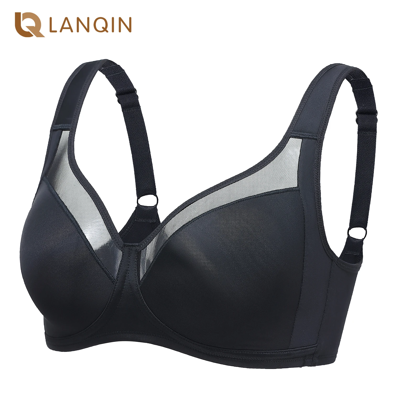 Women's Minimizer Plus Size Full Coverage Wireless Unlined Support Bras