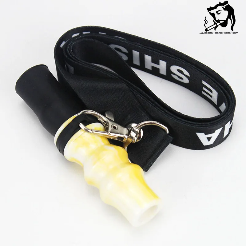 

JUSES' SMOKESHOP Rade Resin Hookah Suitable for SheeshaChicha Hookah Accessories Lanyard with Suction Nozzle