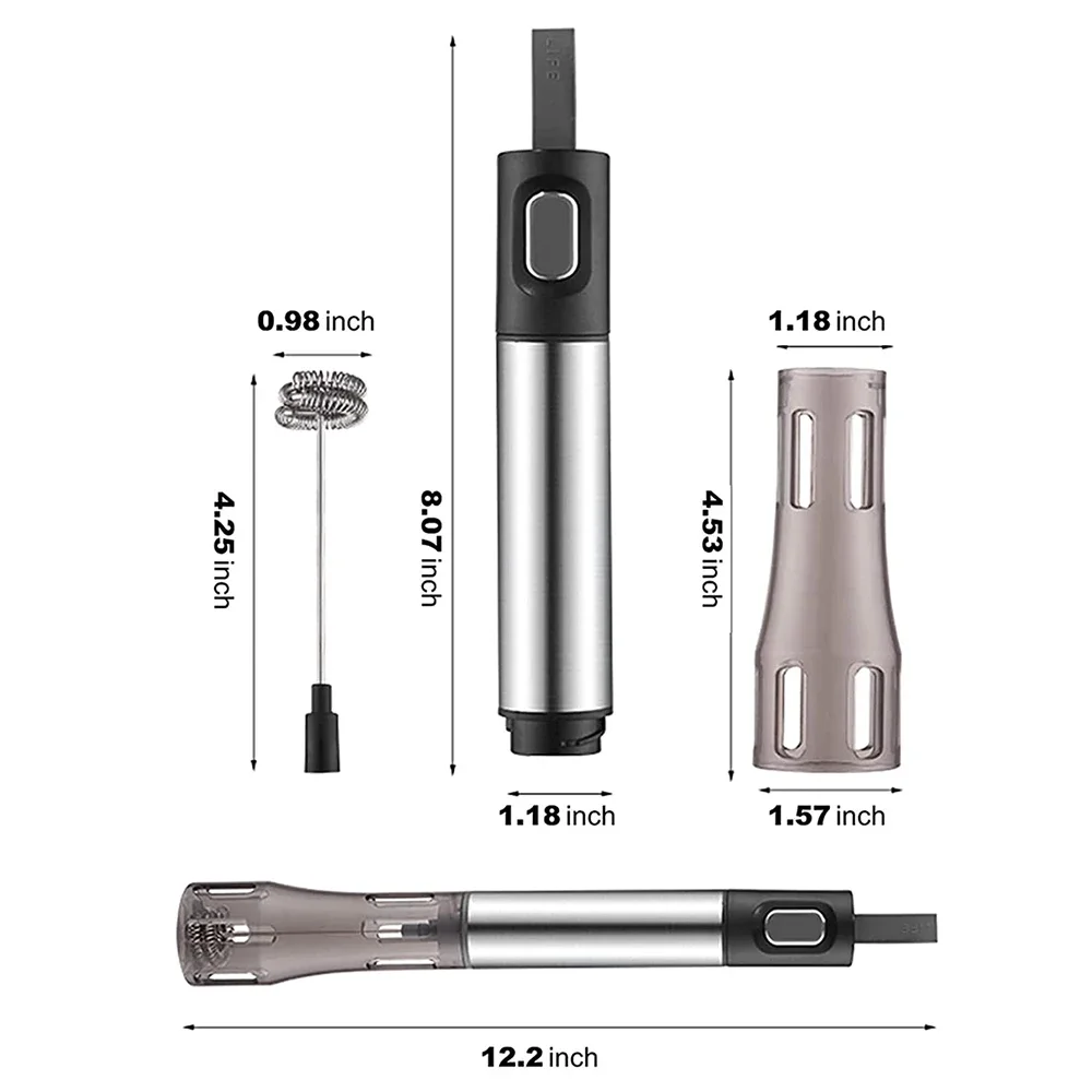 Электрический миксер YAJIAO портативный вспениватель молока ручной венчик из