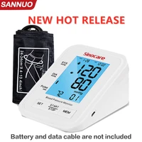 sinocare blood pressure monitor tensiometer tonometer upper arm automatic digital heart rate pulse heart meter