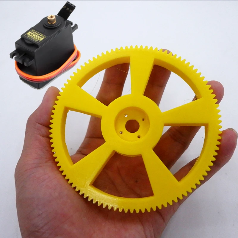 100 Gears 1 Mold Adaptation Mg995 Servo Motor Gear Invention Large Plastic 3d Printing Div Mechanical Science Accessories