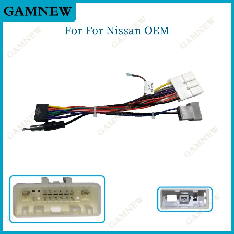 16-контактный автомобильный головной узел адаптер жгут проводов для Nissan OEM