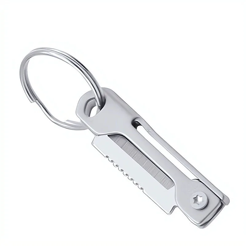 

Мини-складной нож из нержавеющей стали с когтями, портативный нож для выживания на открытом воздухе, брелок, карманный нож, походный, кемпинг, автомобильные брелоки