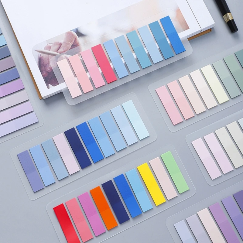 2000-4200 шт. многоцветные индексные наклейки с линейкой для переплетения