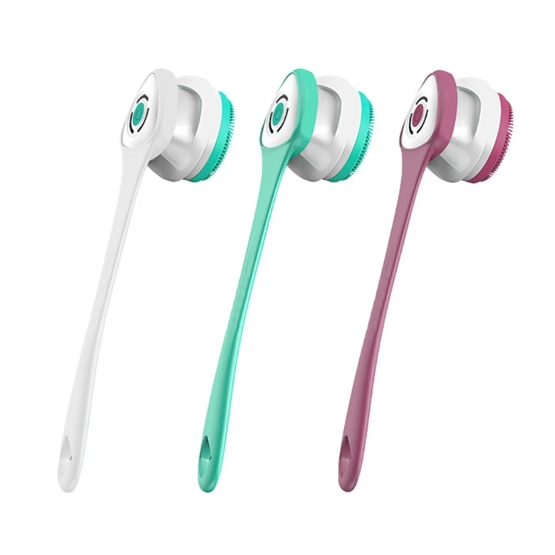 

Электрическая щетка для ванны с длинной ручкой, водонепроницаемая щетка для очищения тела, Массажная щетка