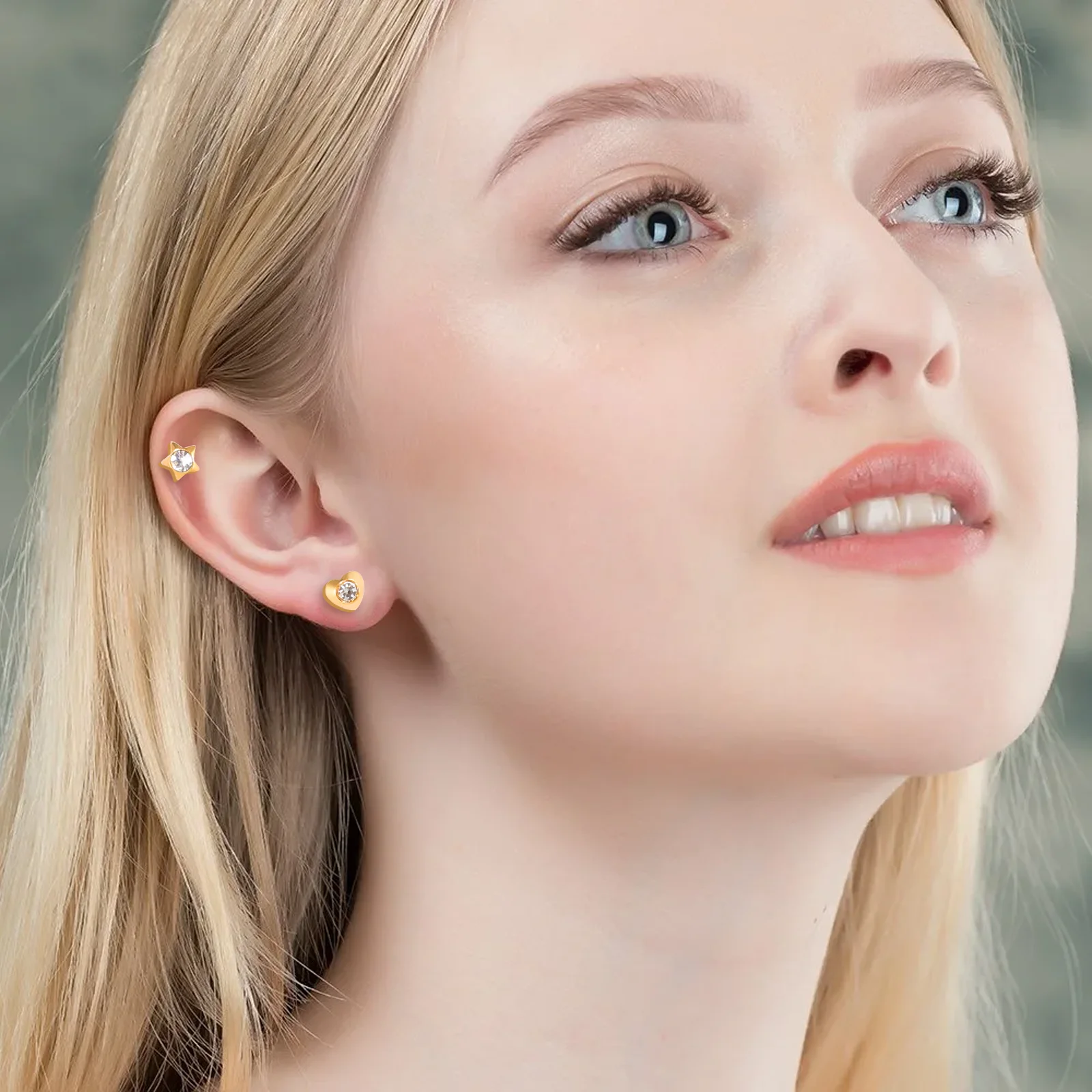 G23 Титановые серьги-гвоздики для чувствительных ушей набор серег-гвоздиков с