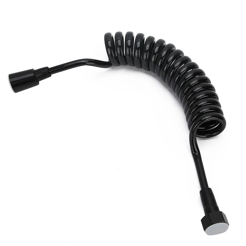 

2MCopper Cap Bidet Shower Hose Flexible Retractable Spring Shower Hose Accessory Anti-winding No Knot Bidet Spring Hose