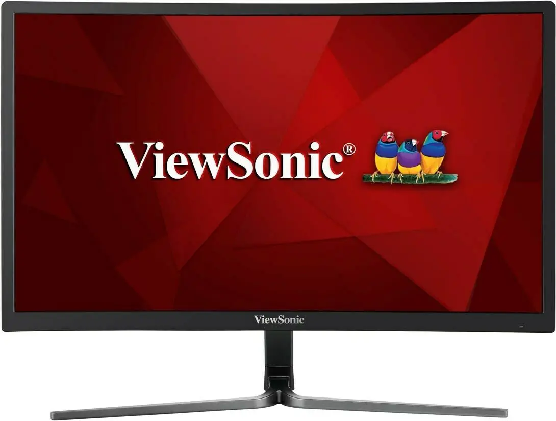 

ViewSonic VX2458-C-mhd 23,6 дюймов 144 Гц 1 мс игровой изогнутый монитор-Full HD, 1 мс