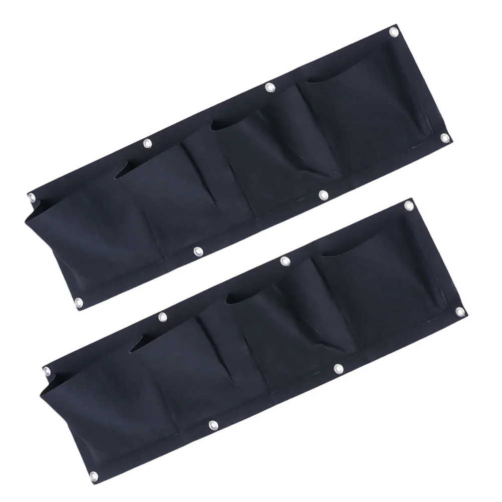 

2 Pcs Outdoor Plants Vegetable Planting Bag Planter Planting Pouch Vegetable Growing Bags Grow Bags Vertical Wall Planter