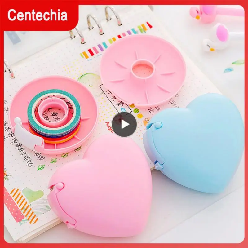 

Adhesive Tape Cartoon Simple Stationery Practical Creativity Donut Household Slicer Fashion Durable Office Beautiful Portable
