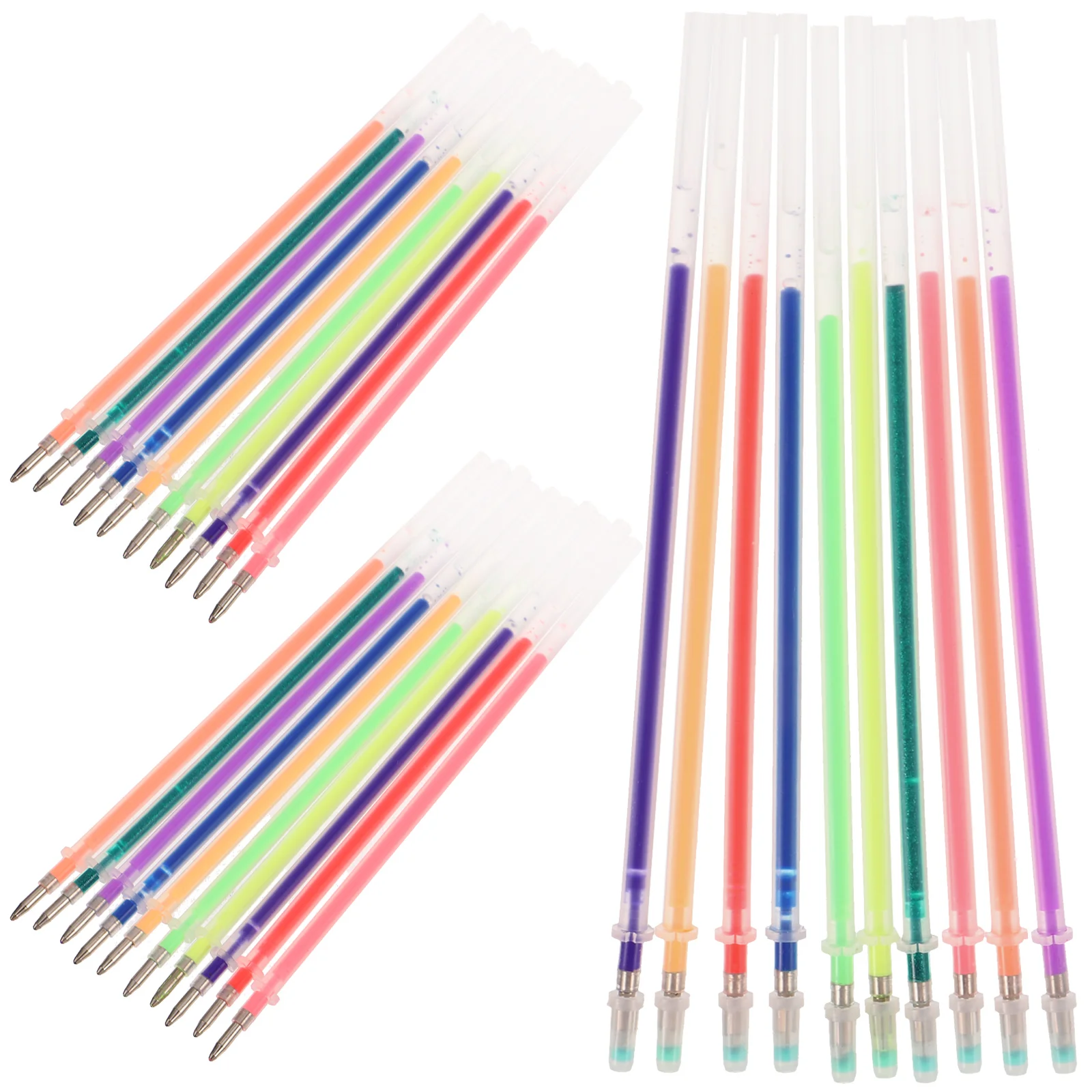 

100pcs Pen Refills Gel Pen Refills Plastic Signature Pen Refill Replacements Signature Pen Refills