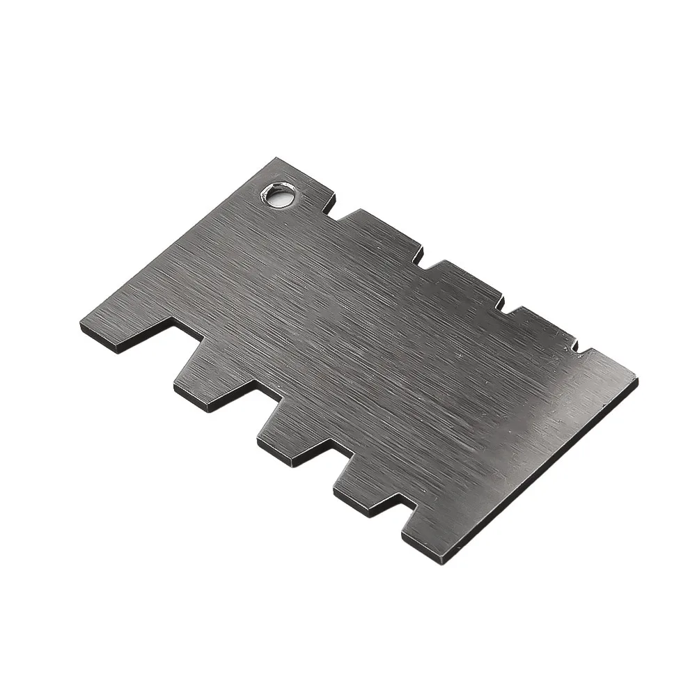 

1PC Carbon Steel Machining Threads Screw Cutting Gauge Nickel-plated Thread Cutting Angle Gauge Gauge Arc Model Measuring Tool
