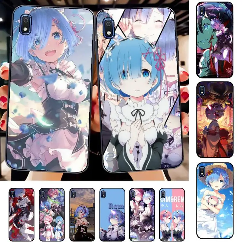 

BANDAI ReZERO Ram Rem Anime Phone Case for Samsung A51 01 50 71 21S 70 31 40 30 10 20 S E 11 91 A7 A8 2018