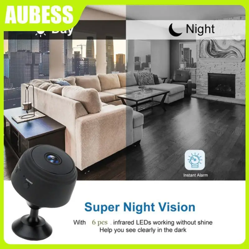 

Security Baby Monitor Motion Detection 1080p Ip A9 Mini Camera Micro Voice Recorder Video Surveillance Infrared Night