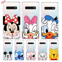 silicone phone cover diseny lovely minnie for samsung galaxy s21 s20 fe ultra s10 s10e lite s9 s8 s7 edge plus phone cases 2022