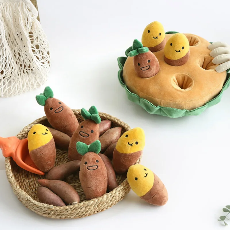 

Sweet Potato Set Pet Toy BB Happening Toy Dog Pet Hidden Food Toy