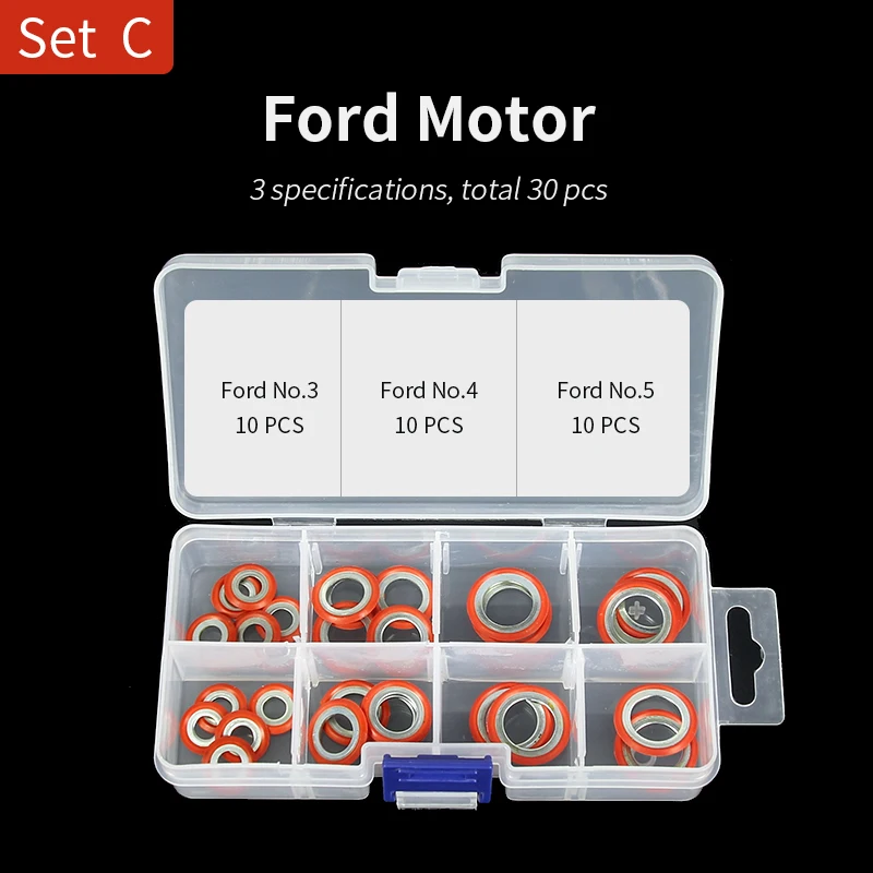 

Прокладка системы кондиционирования воздуха автомобиля Buick, Chevrolet и Ford, запасные части уплотнительного кольца компрессора и испарителя