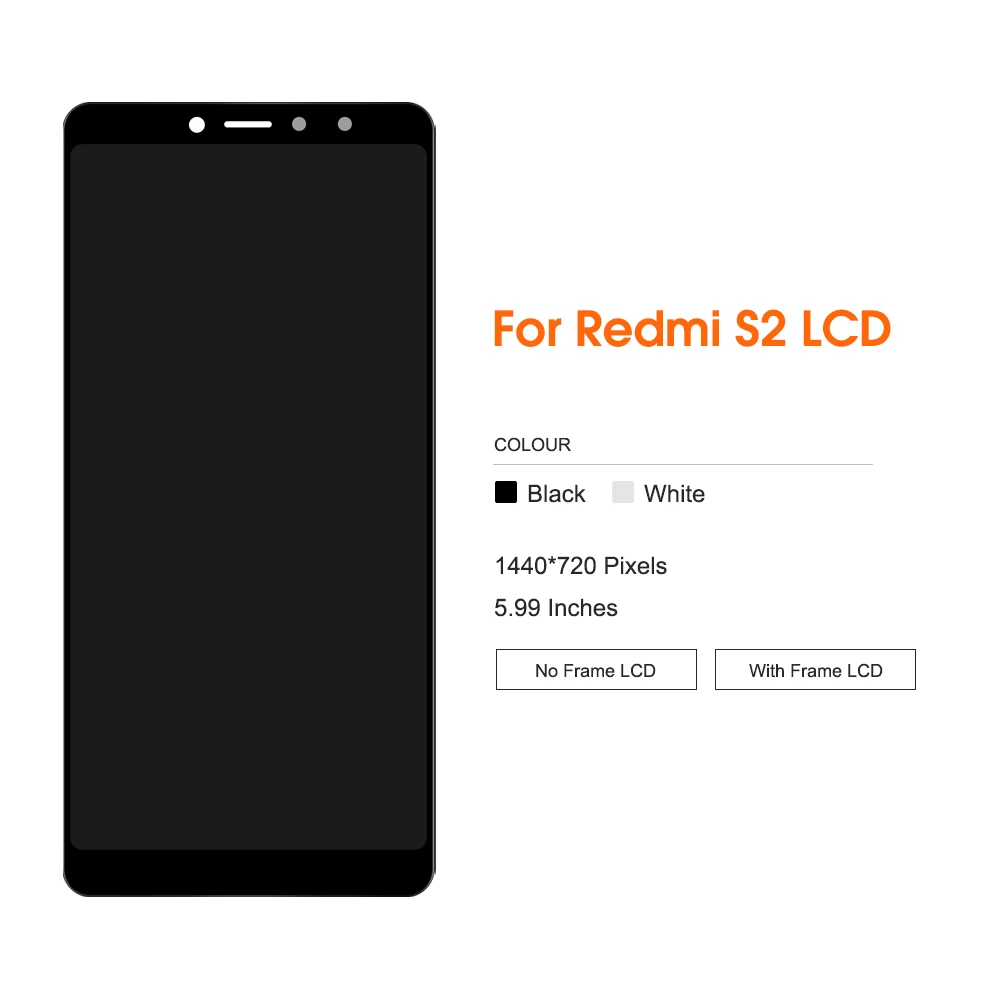100% Оригинальный Новый ЖК-дисплей для Xiaomi Redmi S2 сенсорный экран дигитайзер в сборе