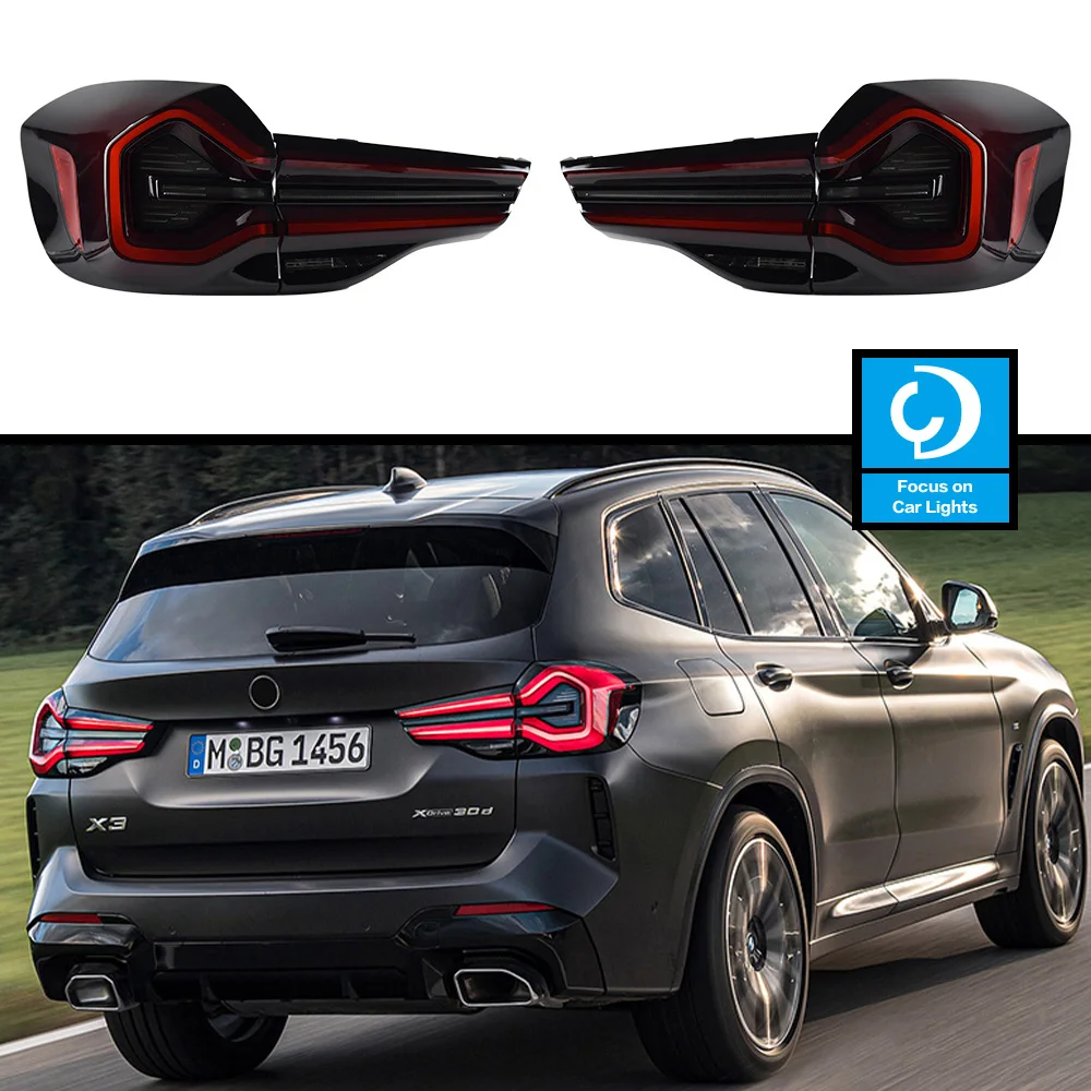 

Taillights Styling For BMW X3 G08 LCI Tail Light G30 LED DRL Running Signal Brake Reversing Parking Lighthouse Facelift