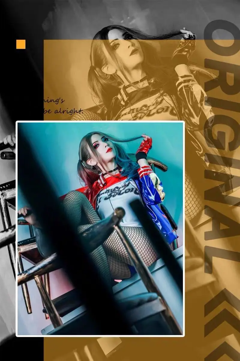 Костюмы для косплея Харлин хинцель взрослых и женщин куртка брюки девушек из