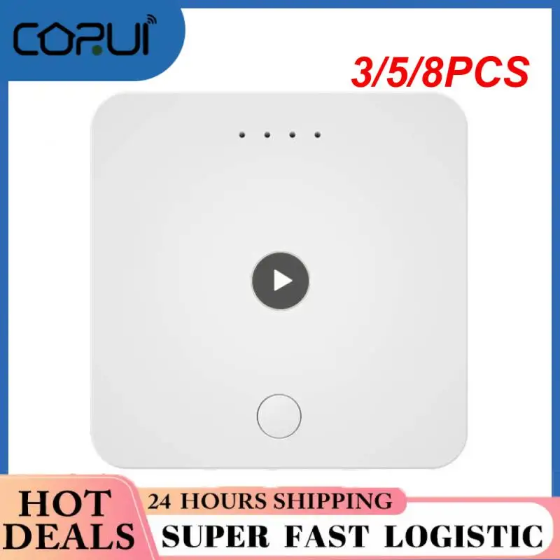 

3/5/8PCS Smart Home Smart Hub Bridge Multifunction One-key Networking Wired Gateway Bridge Zigbee 3.0 Tuya Smart Bridge Brug