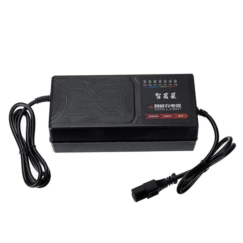 

50AH Electric Vehicle Charger 7 Light Display Power Display Current Leakage Protection/Full Pulse EU Plug