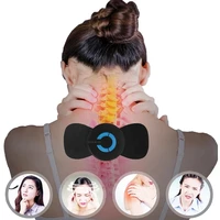 portable neck massager mini electric convenient intelligent cervical massage stickers meridian massager muscle relief pain