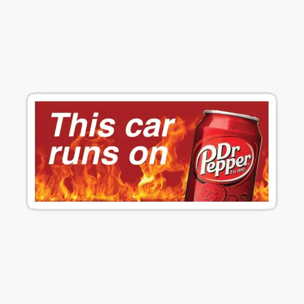 

5 шт., наклейки на автомобиль «Dr Pepper»