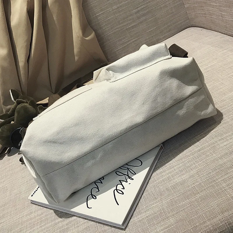 Xiaomi Canvas Bags for Women Handbag Shoulder Bag Large Capacity Solid Color Totes Shopper Bags Casual Female Cross Body Bag