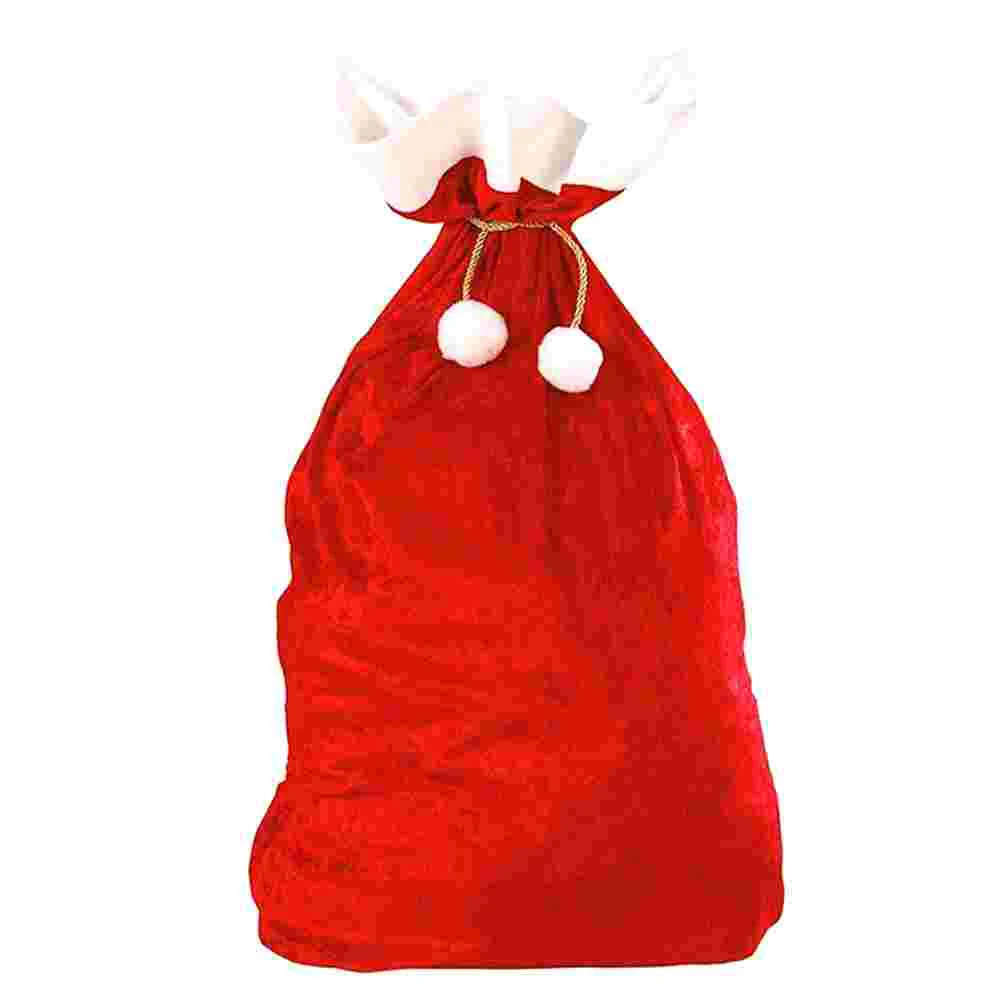 

Christmasbag Gift Santa Sack Sacks Drawstring Present Candy Large Gifts Giant Storage Cloth Treat Jumbocotton Wearproof Burlap