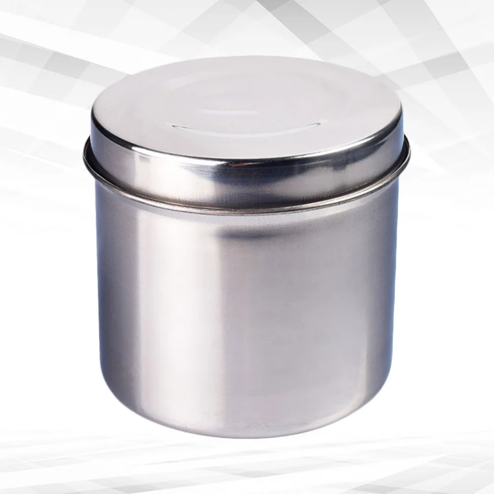 

Bottle Jar Cotton Container Iodine Swab Qtips Proof Jars Steel Ear Canister