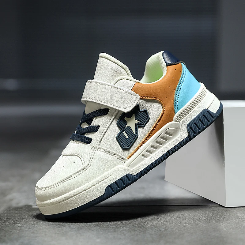 

Fashion White Kids Casual Shoes School Boys Girls Breathable Non-slip Shoes Children Sneakers Walking Shoes Tenis Masculino