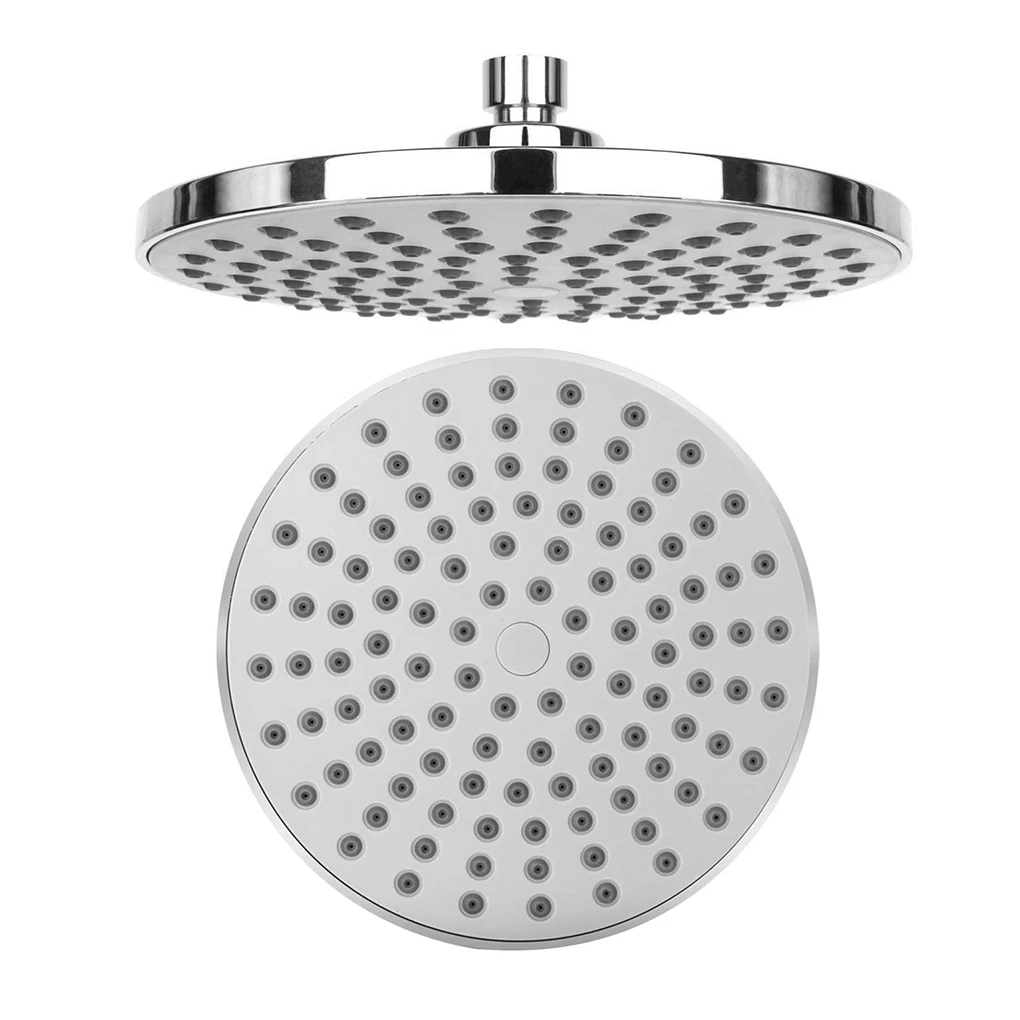 9/8/6 Inch Rainfall Shower Head RecabLeght Bathroom Showerhead Round And Square Spa Top Spray Nozzle Adjustable Bath Accessories