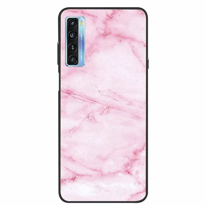 Чехол для TCL 20L + 2021 чехол мраморный Мягкий силиконовый 20S Fundas Phone Cover Plus T775H T774H 20 L s |
