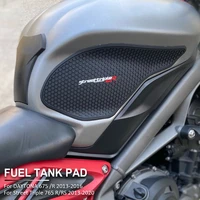 fuel tank pads protector stickers decal gas knee grip traction pad side sticker for daytona 675 r for street triple 765 rrs