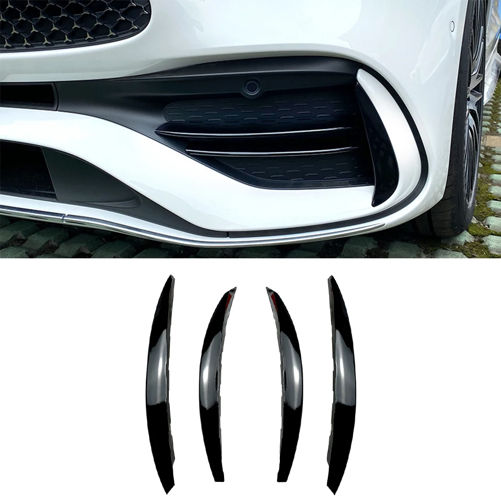 

4 шт., наклейки на передние противотуманные фары Mercedes-Benz C-Class W206 C200 C260 C300 2021 2022 +