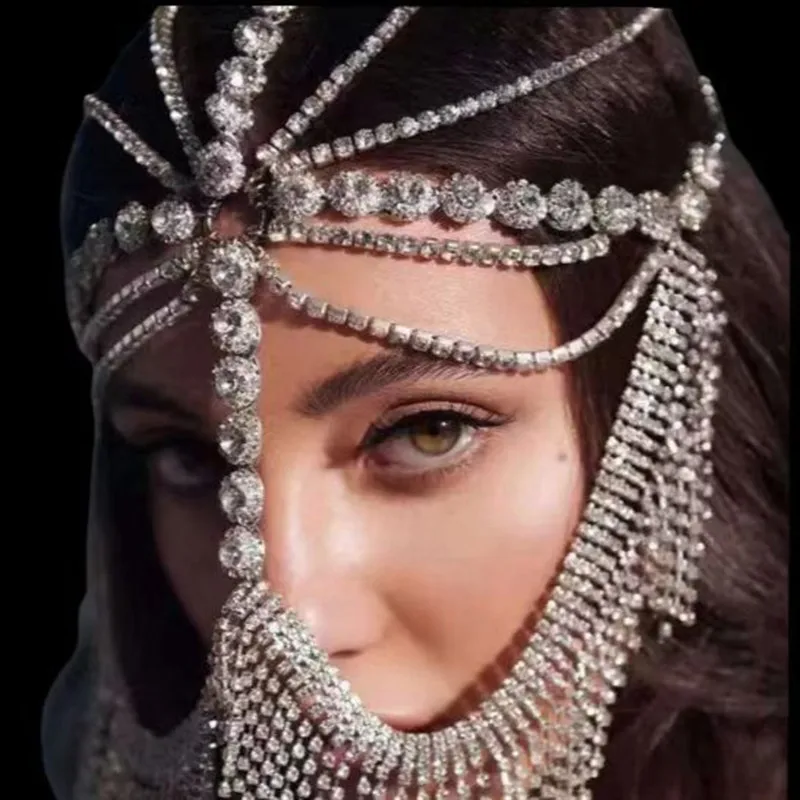 

Маска с кристаллами, сексуальные украшения для тела с кисточками, высококачественное украшение для лица, маска на все лицо для встречи, дня ...